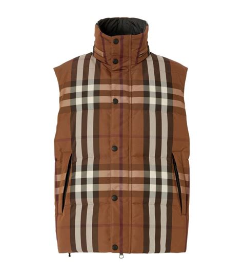 burberry reversible gilet